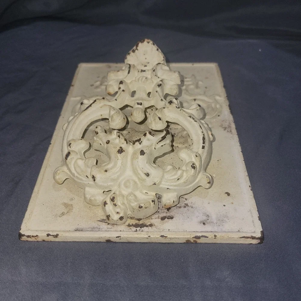 Heavy Antique Cast Iron Sea Dragon Door Knocker